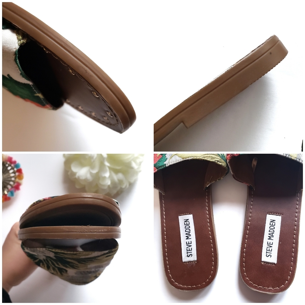 Steve Madden Mishelle Floral Slide Sandal 9.5M - Picture 8 of 8